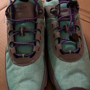 Keen Teal and Purple Sneakers